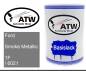 Preview: Ford, Smoke Metallic, 1F / 6021: 500ml Lackdose, von ATW Autoteile West.